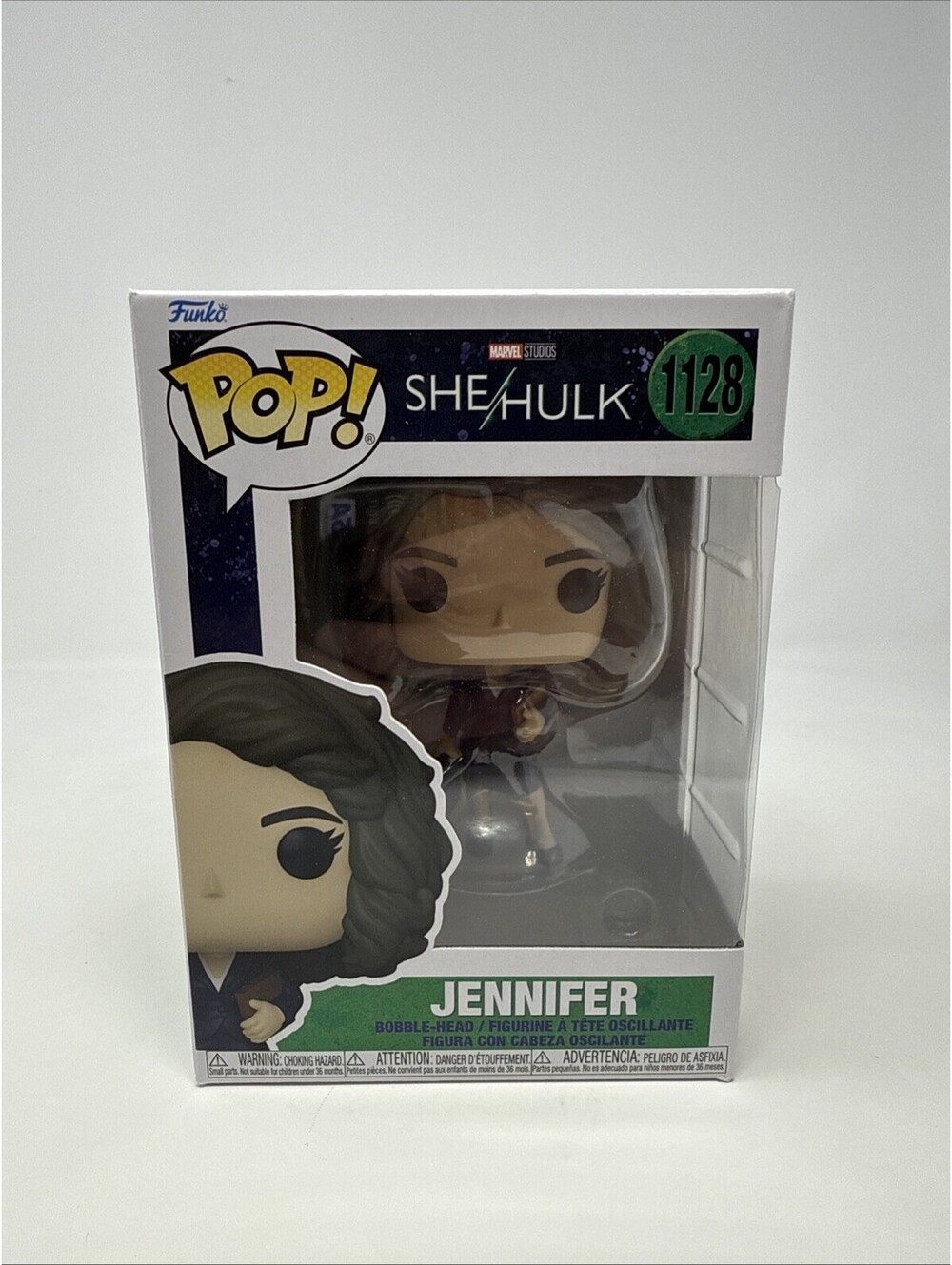 Funko Pop JENNIFER #1128 Bobble-Head Vinyl Figure Marvel She-Hulk New